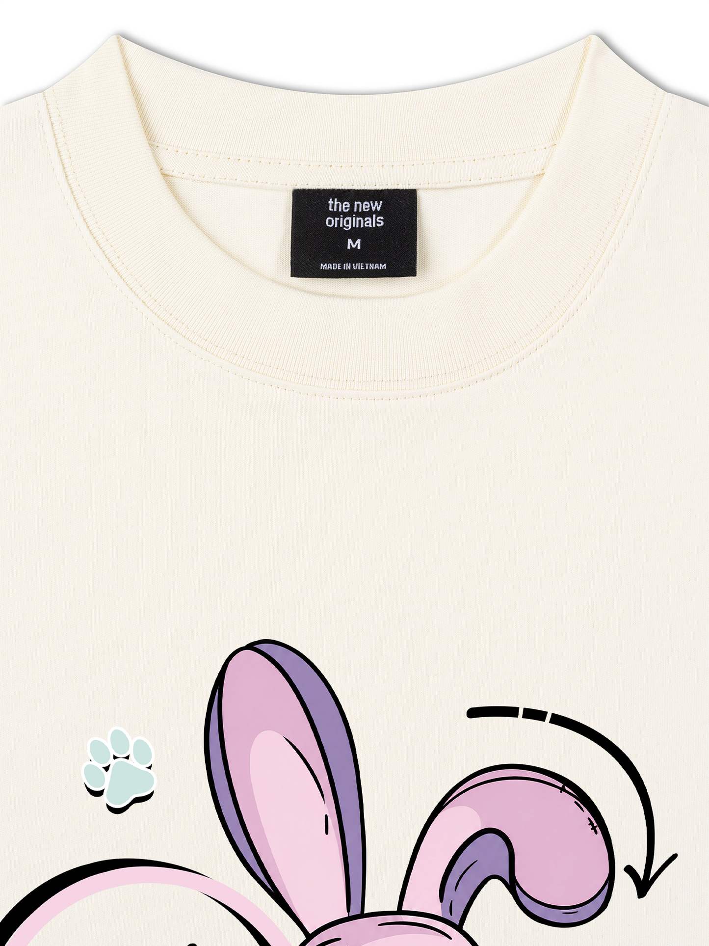 Áo Thun Relaxed Fit Rabbit Smile Face