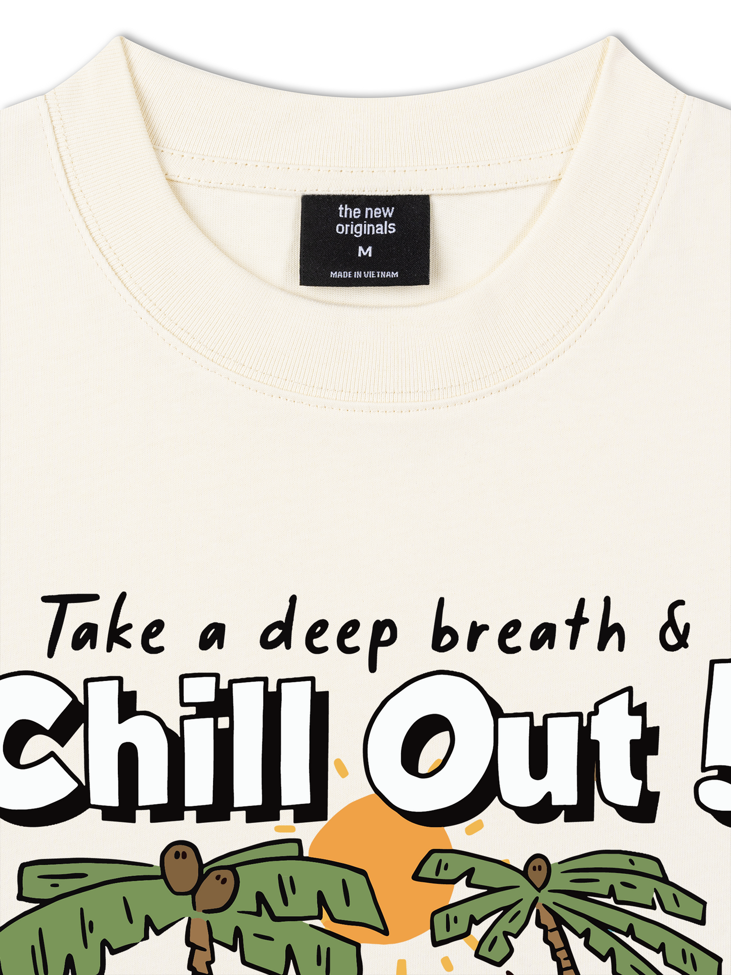 Áo Thun Relaxed Fit Summer Vibes Chill Out