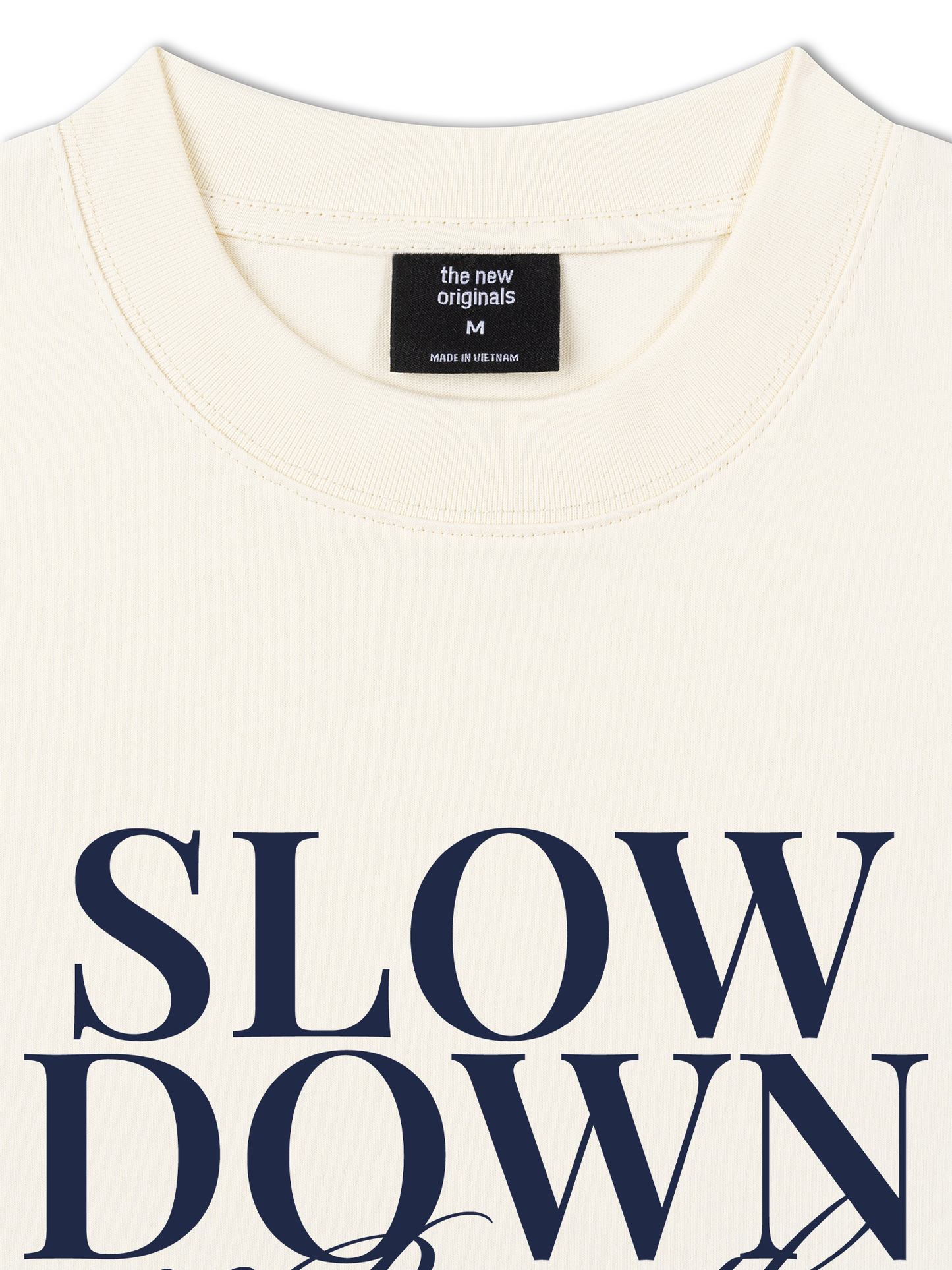 Áo Thun Relaxed Fit Slow Down & Breathe