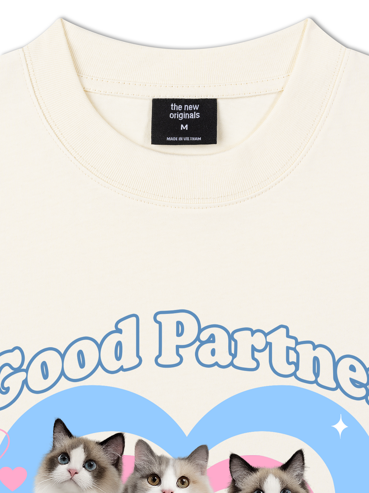 Áo Thun Relaxed Fit Daily Cuties Good Partner