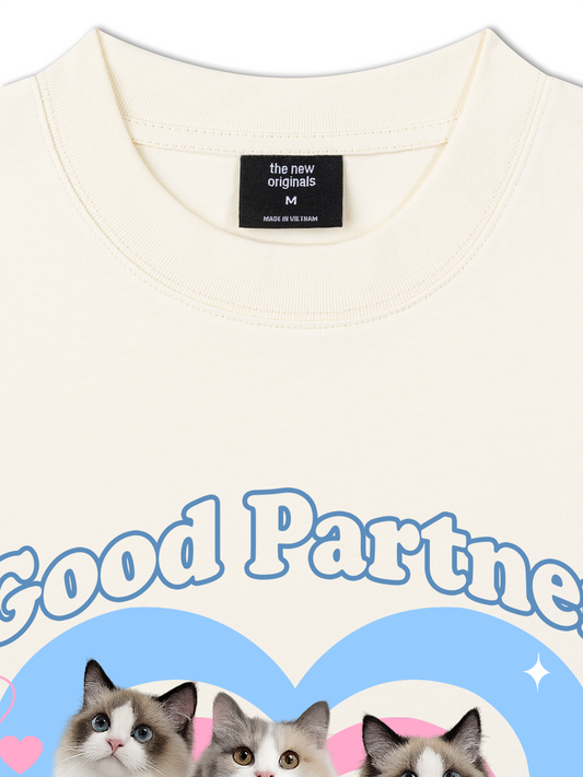 Áo Thun Relaxed Fit Daily Cuties Good Partner