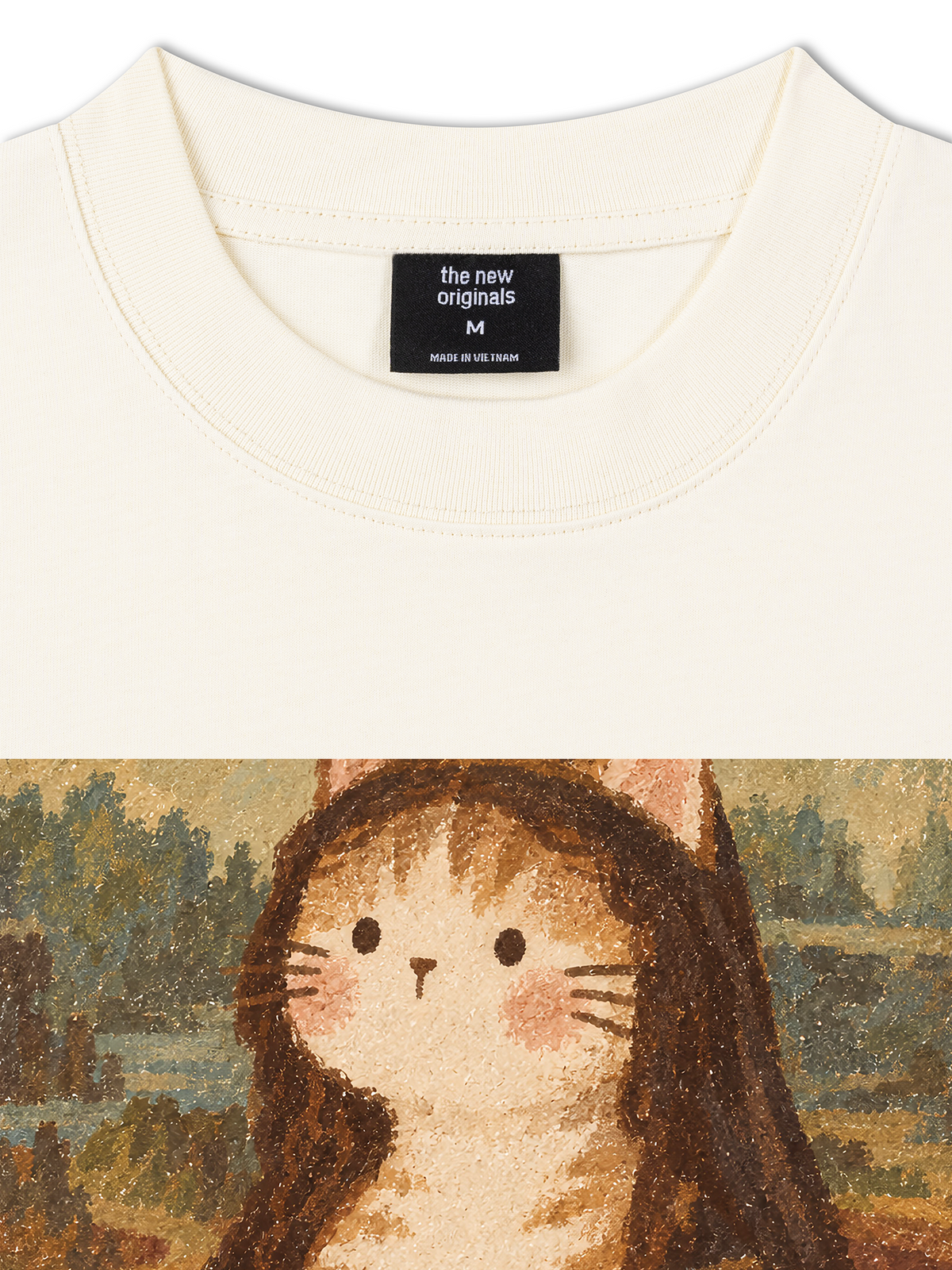 Áo Thun Relaxed Fit Mona Meowsa