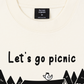 Áo Thun Relaxed Fit Go Outside Let's Go Picnic
