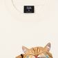 Áo Thun Relaxed Fit Animal Mood Funny Meow