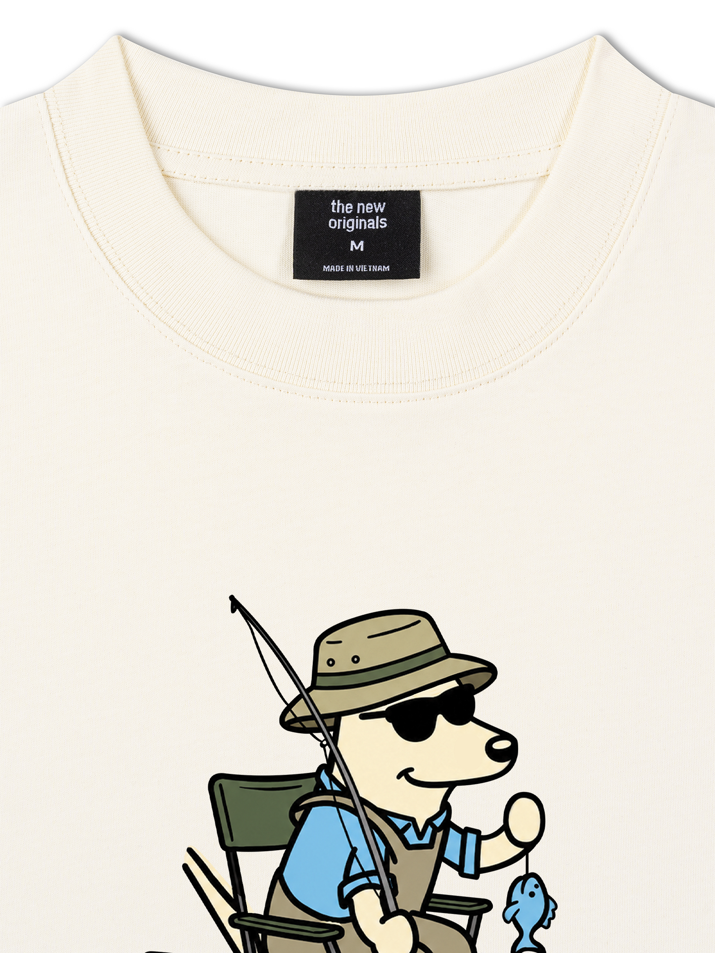 Áo Thun Relaxed Fit Đam Mê Câu Cá