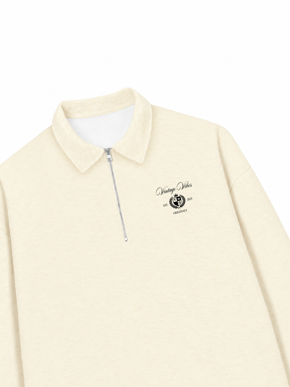 Áo Sweater Polo Nỉ Hai Da VINTAGE VIBES