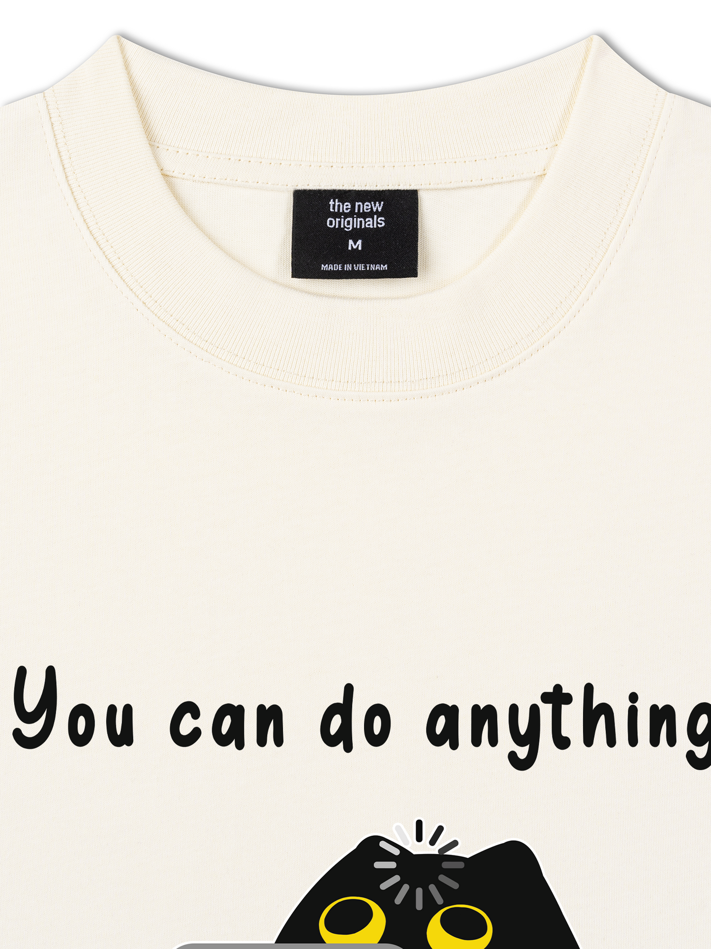 Áo Thun Relaxed Fit Animal Mood You Can Do Anything