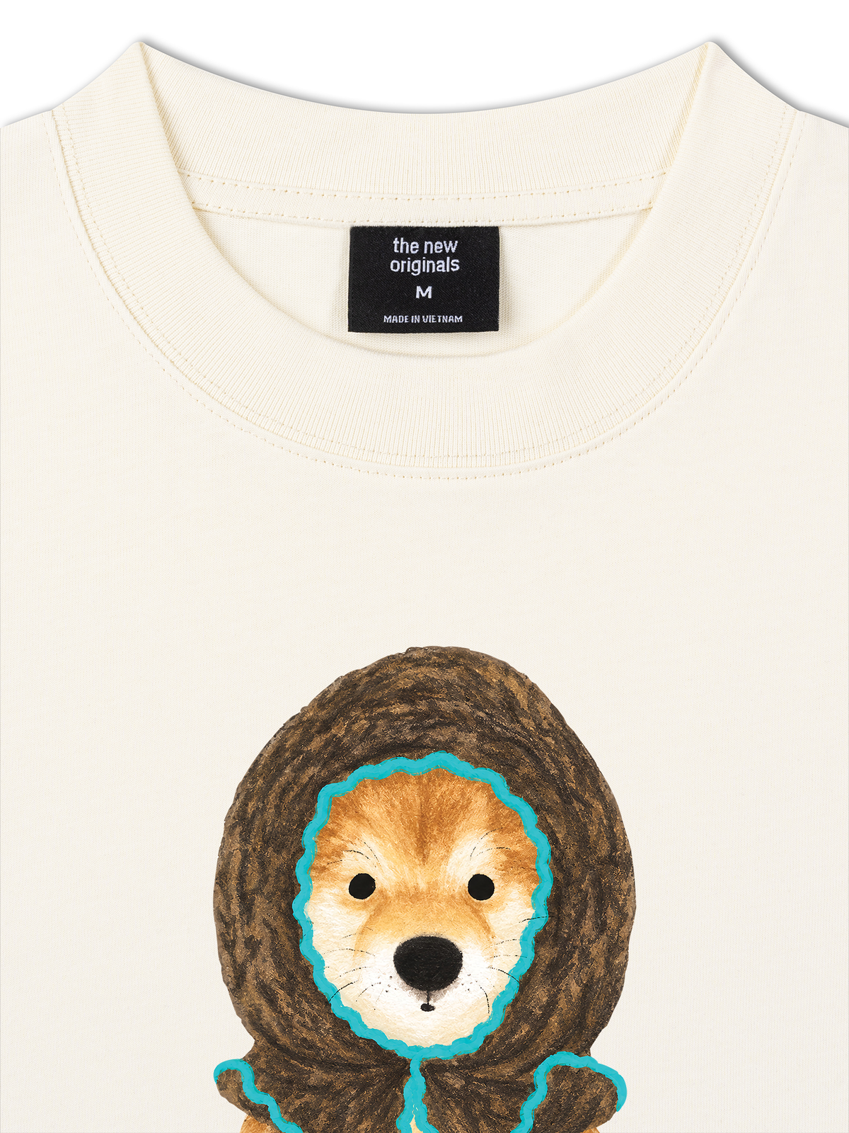 Áo Thun Relaxed Fit Blue Tiffany Cozy Puppy