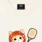 Áo Thun Relaxed Fit Pickleball Girl Meow