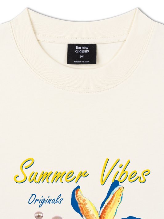 Áo Thun Relaxed Fit Summer Vibes Blue Starfish