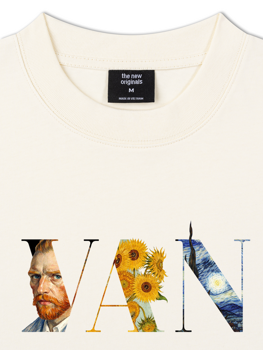 Áo Thun Relaxed Fit Masterpiece Van Gogh Typography