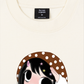Áo Thun Relaxed Fit Little Girl Brown Dots