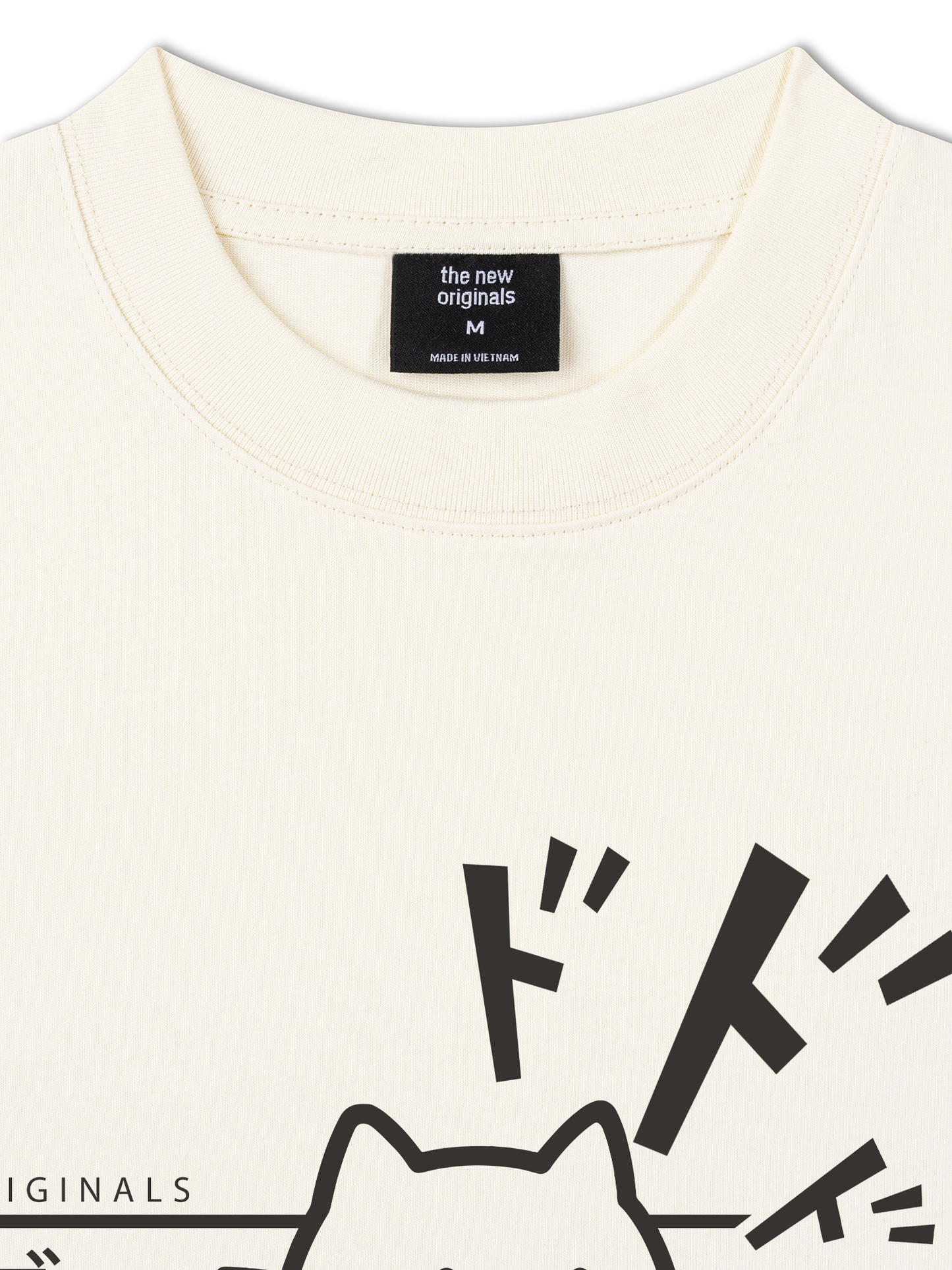 Áo Thun Relaxed Fit Japan Spirit Godzilla Meow