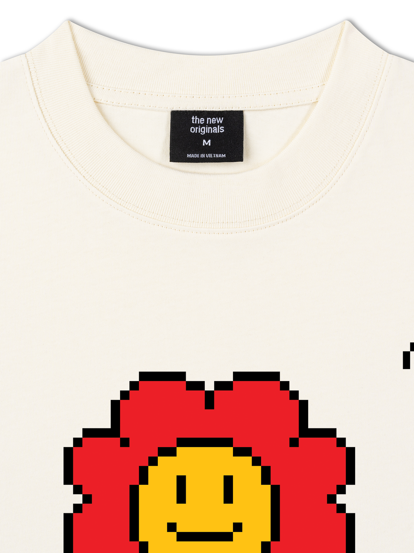 Áo Thun Relaxed Fit Pixel Universe Flower