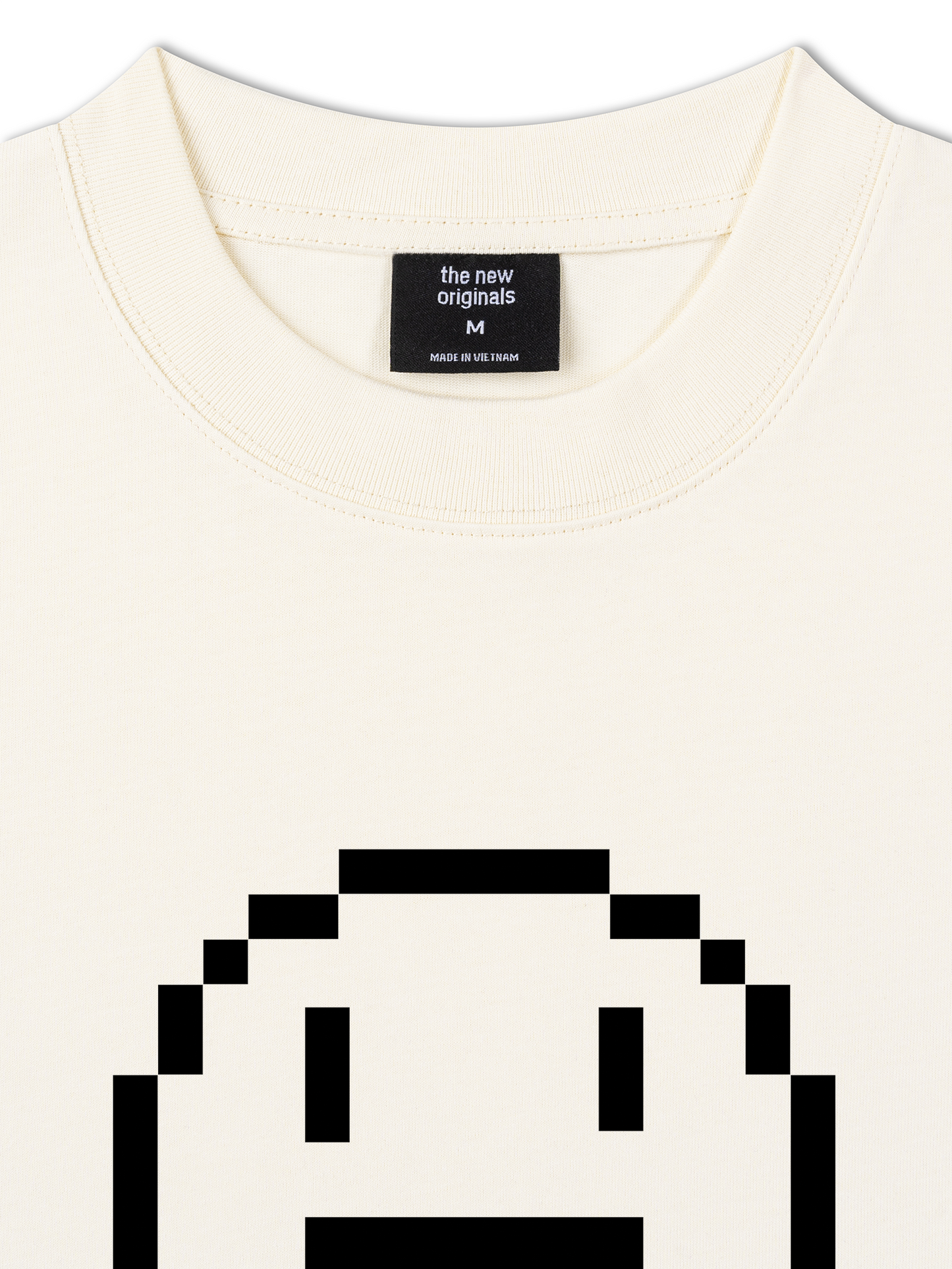 Áo Thun Relaxed Fit Pixel Universe Happy Mood