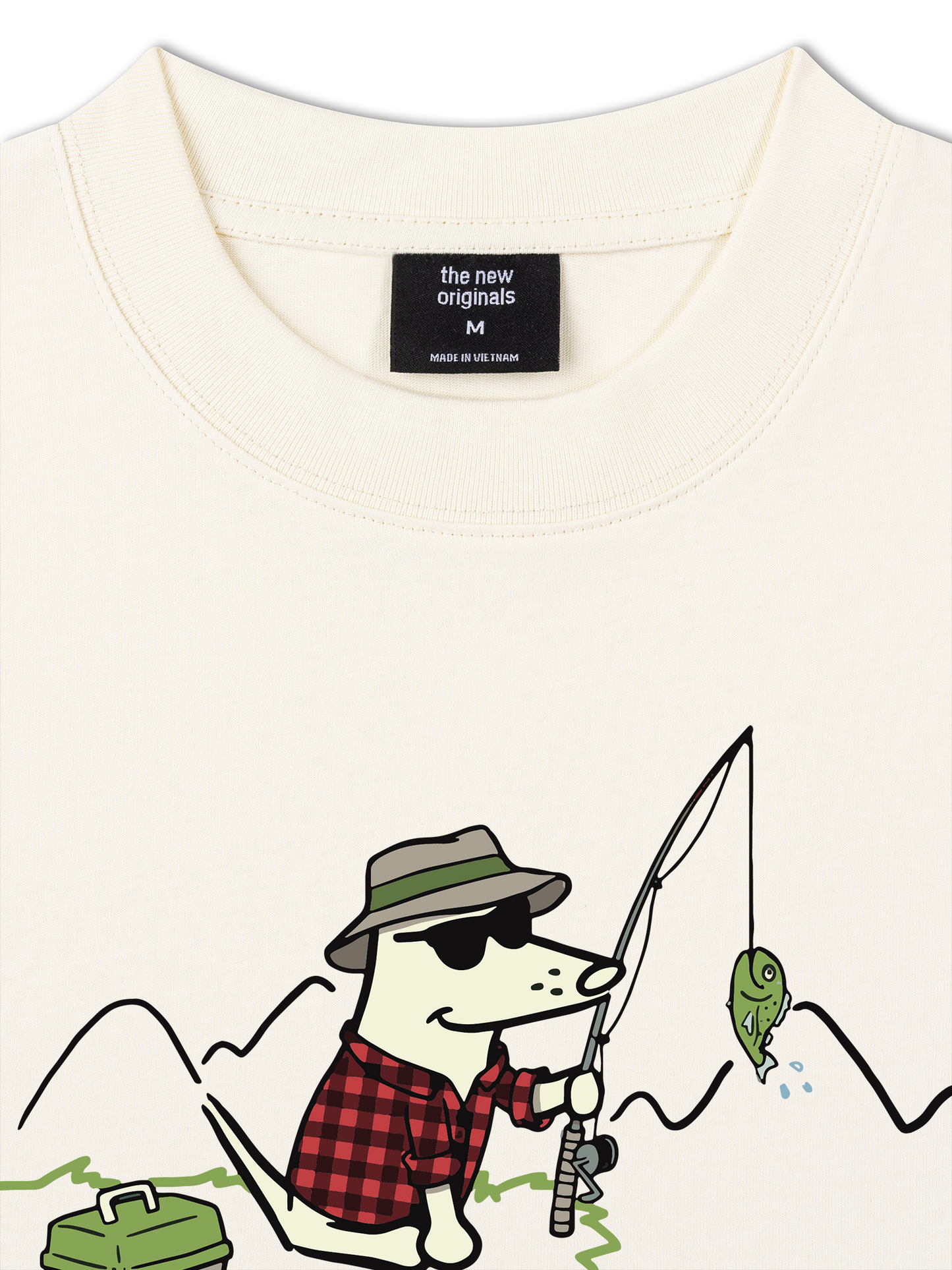 Áo Thun Relaxed Fit Go Outside Get Reel
