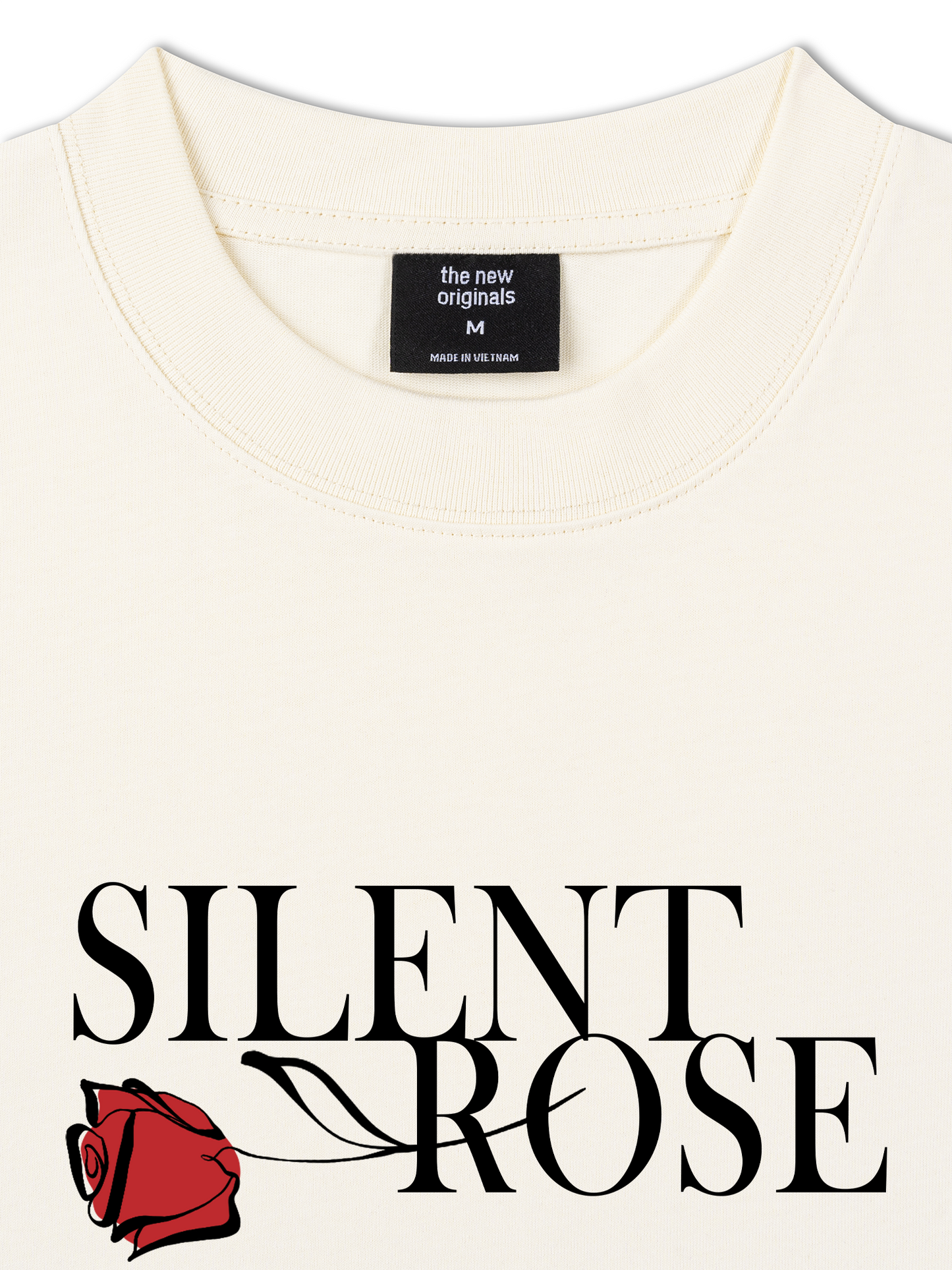 Áo Thun Relaxed Fit Old Money Silent Rose