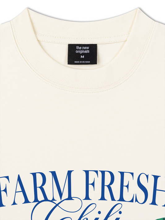 Áo Thun Relaxed Fit Summer Vibes Farm Fresh Chili