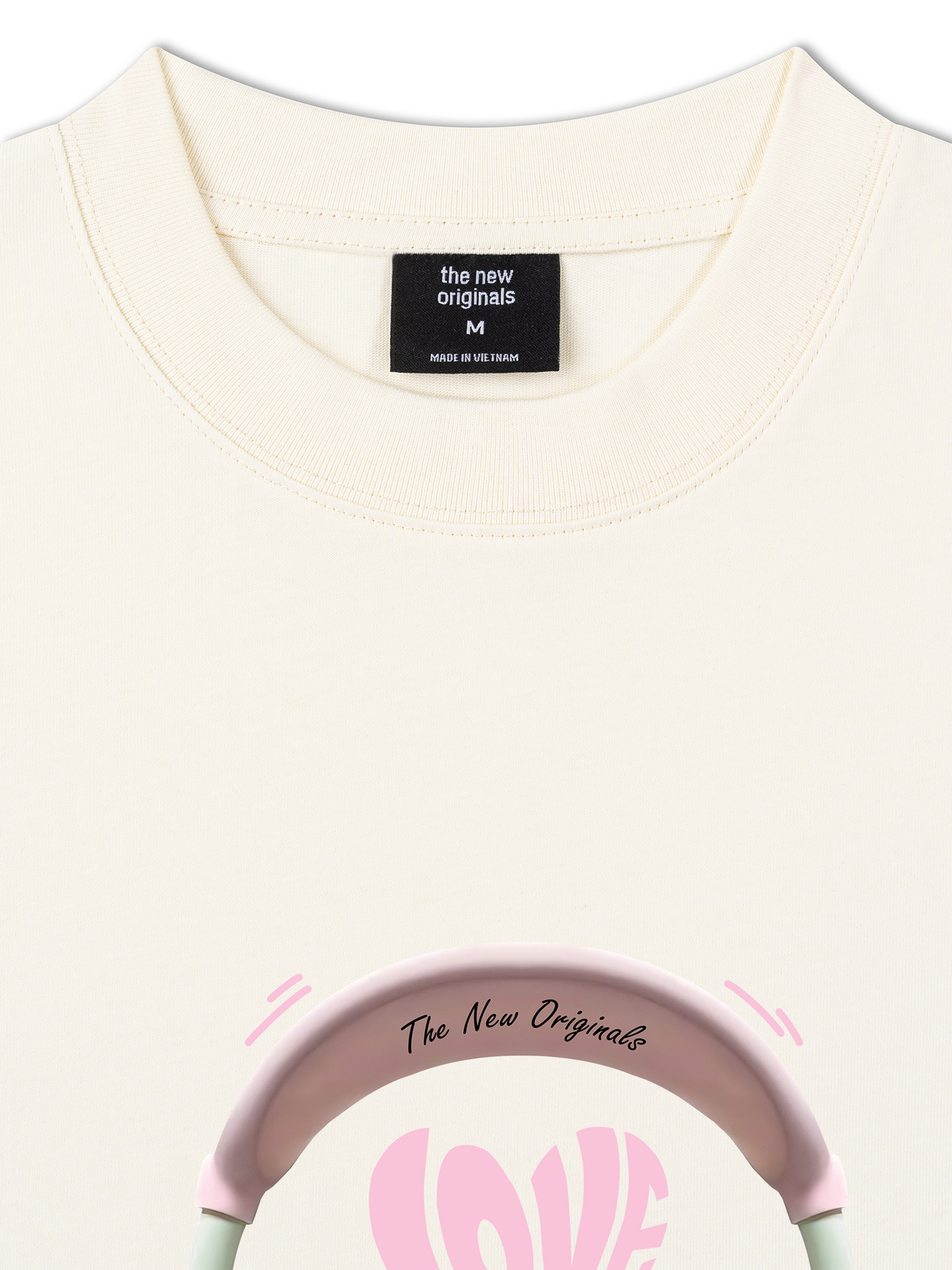 Áo Thun Relaxed Fit Summer Vibes Peach Love