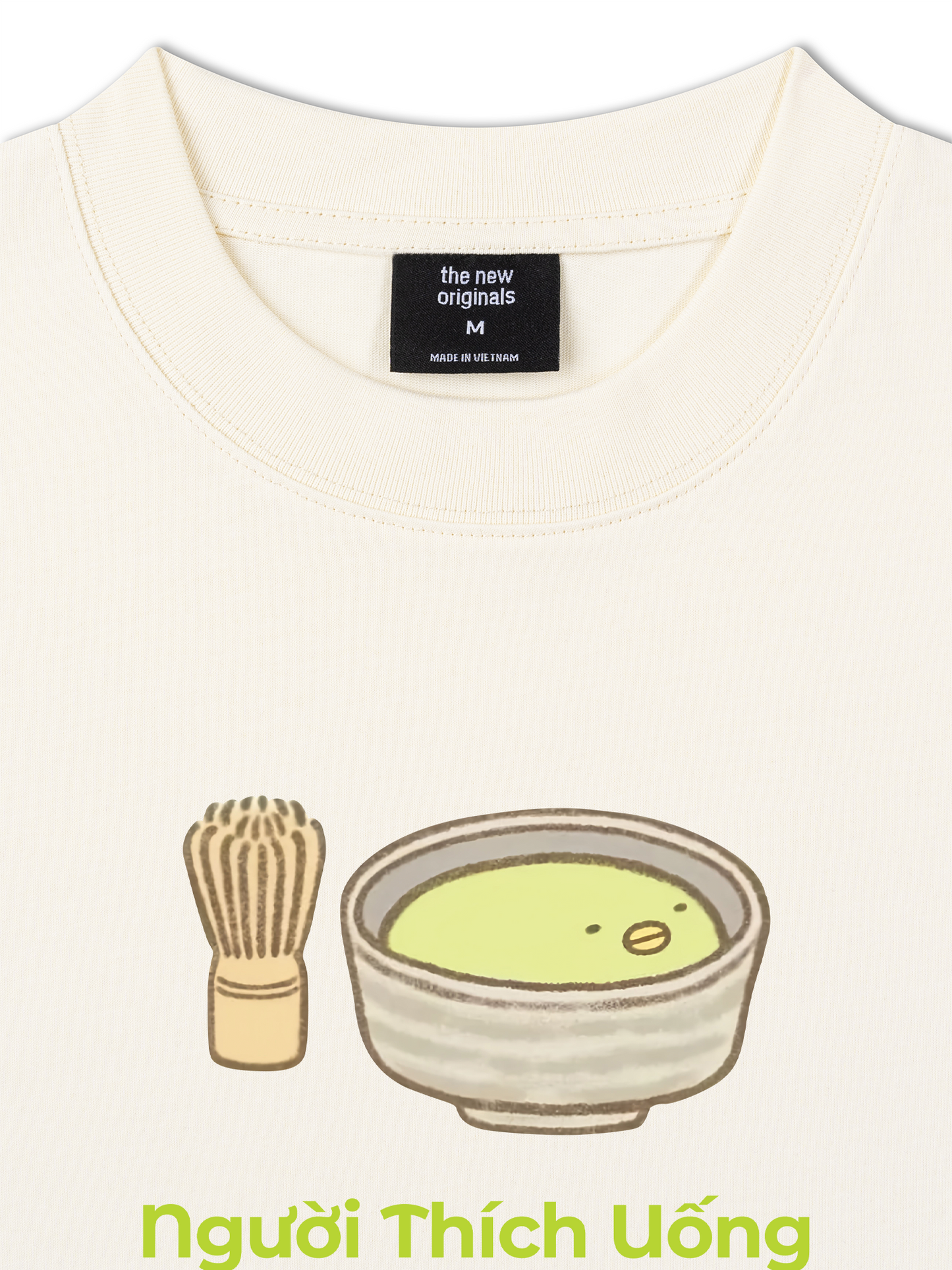 Áo Thun Relaxed Fit Người Thích Uống Matcha