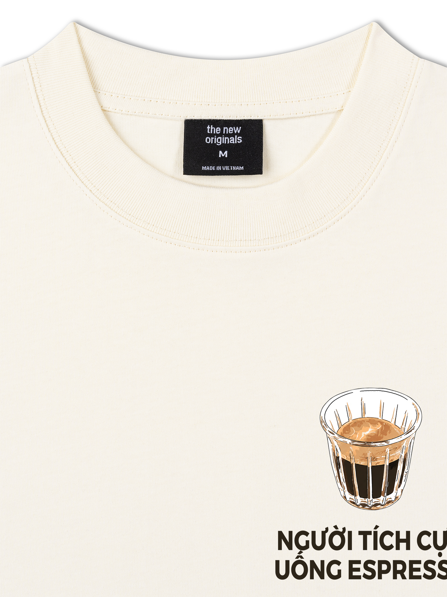 Áo Thun Relaxed Fit Người Tích Cực Uống Espresso 2