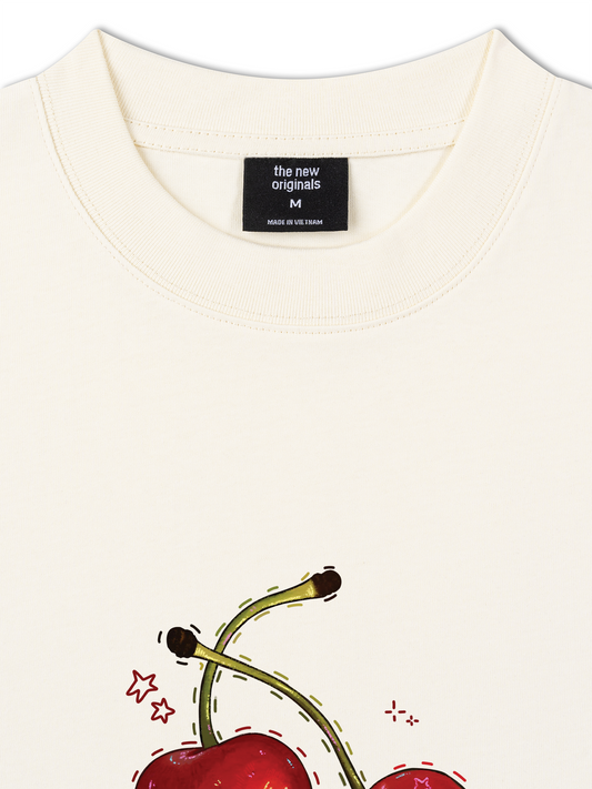 Áo Thun Relaxed Fit Summer Vibes Cherry Sweet