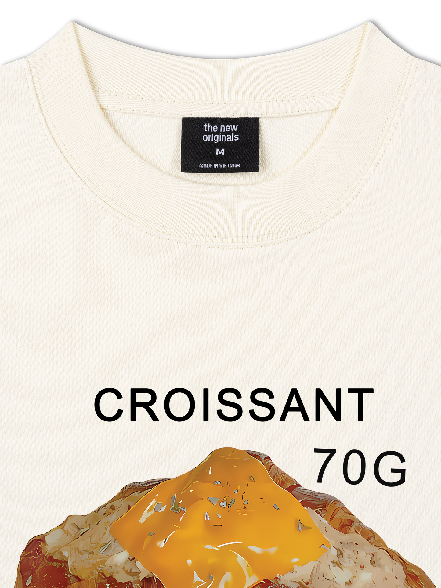 Áo Thun Relaxed Fit Sweet Pastry Croisant
