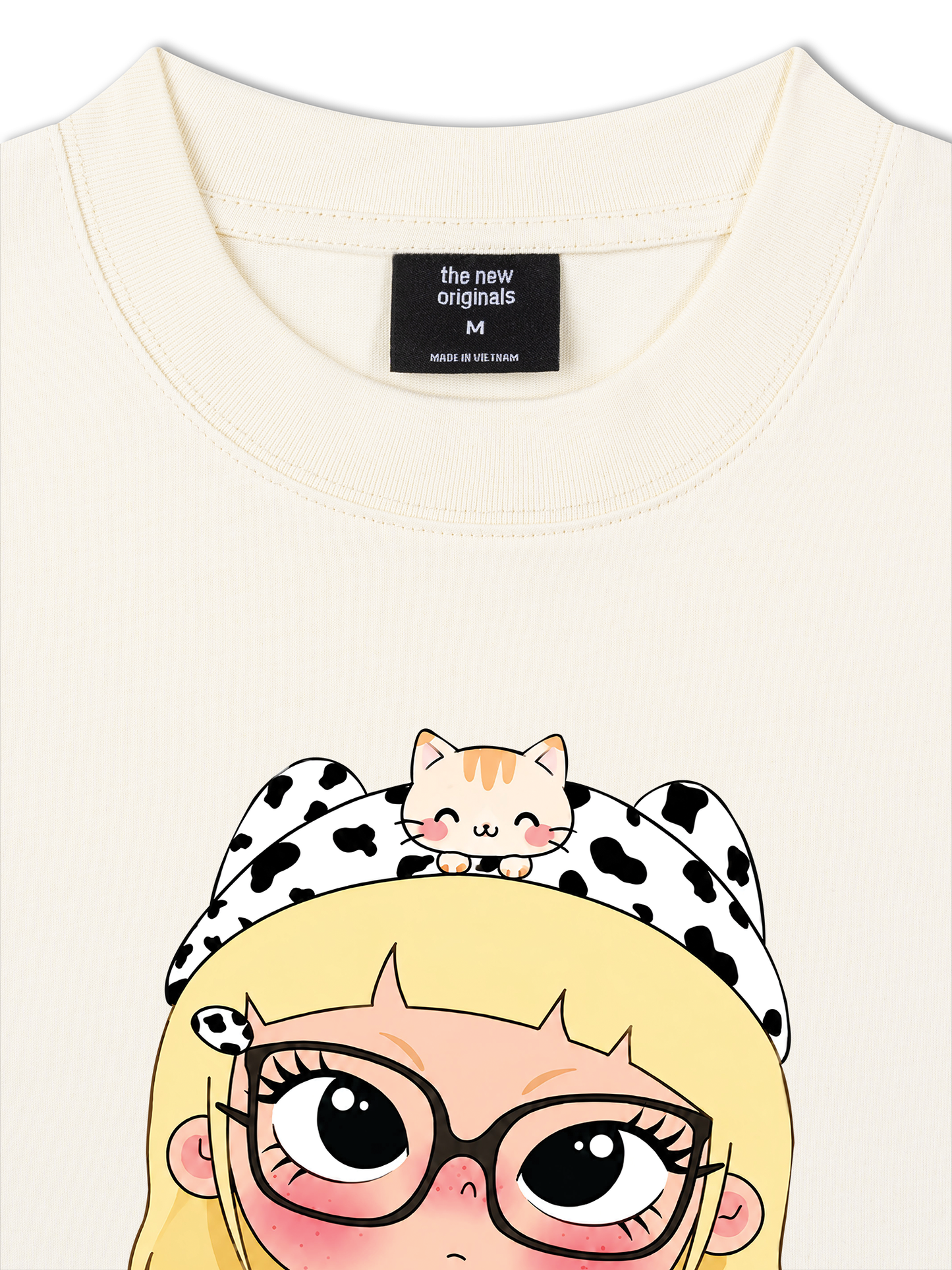 Áo Thun Relaxed Fit Cute Cow