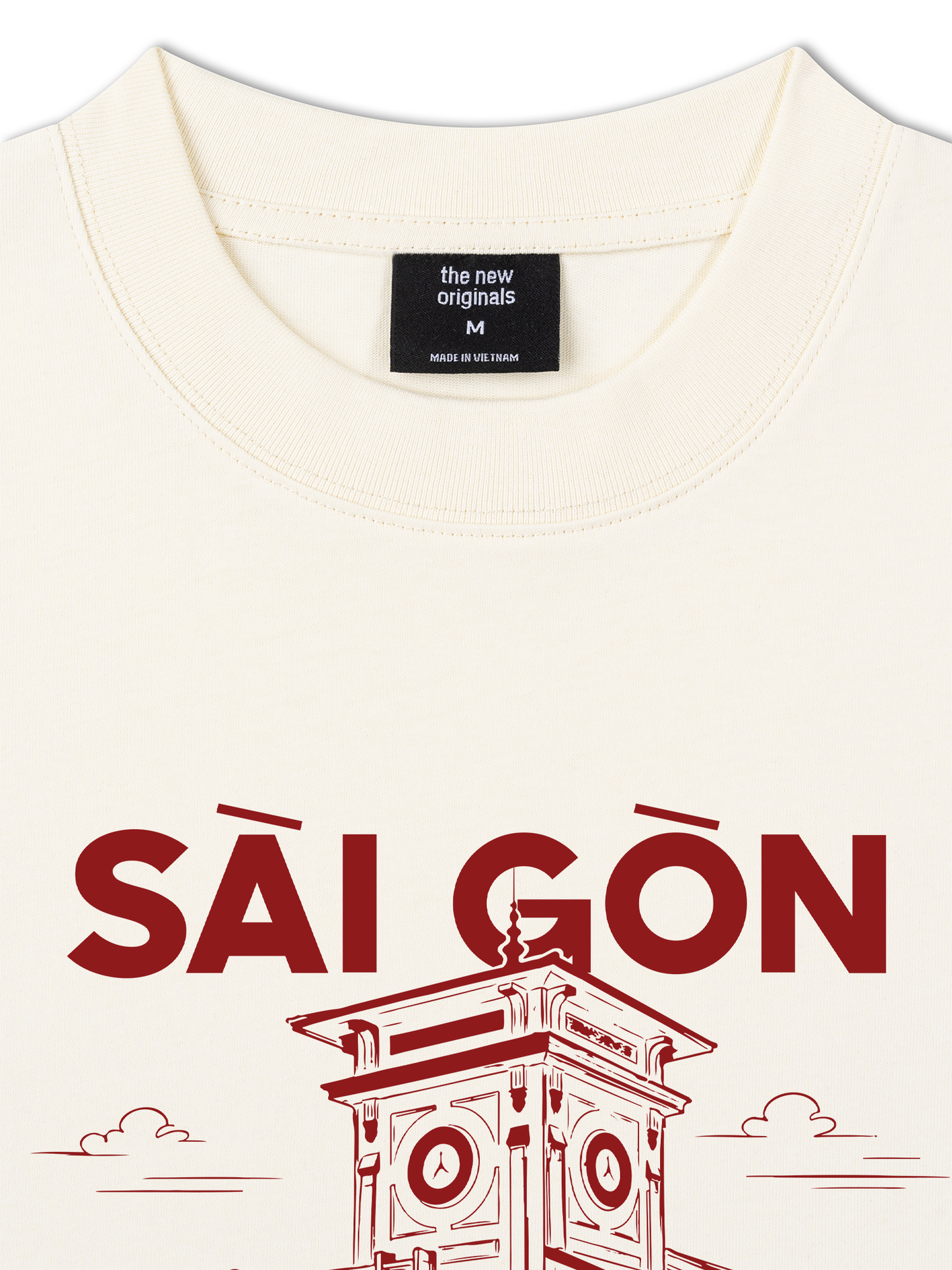 Áo Thun Relaxed Fit Chợ Bến Thành Sài Gòn