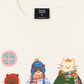 Áo Thun Relaxed Fit 3 Cozy Cats