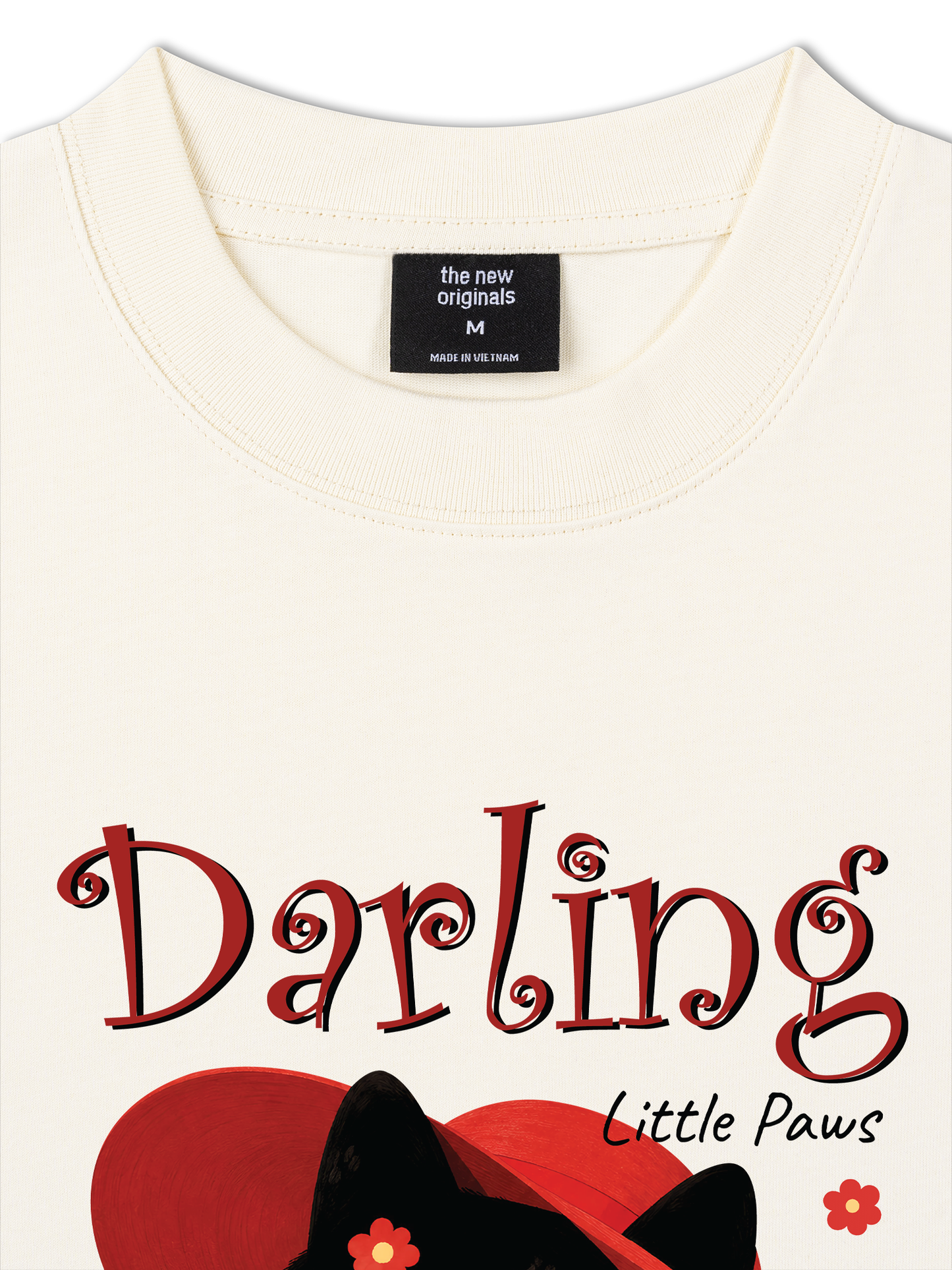 Áo Thun Relaxed Fit Darling Little Paws