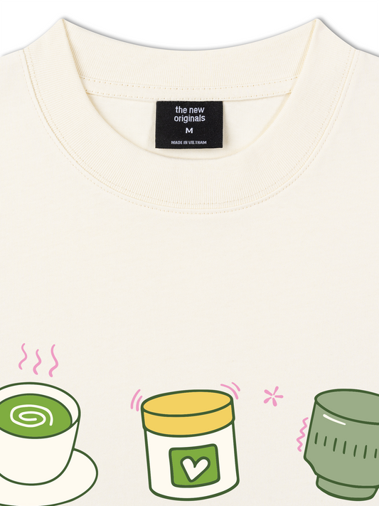 Áo Thun Relaxed Fit Drink Collection Matcha Time