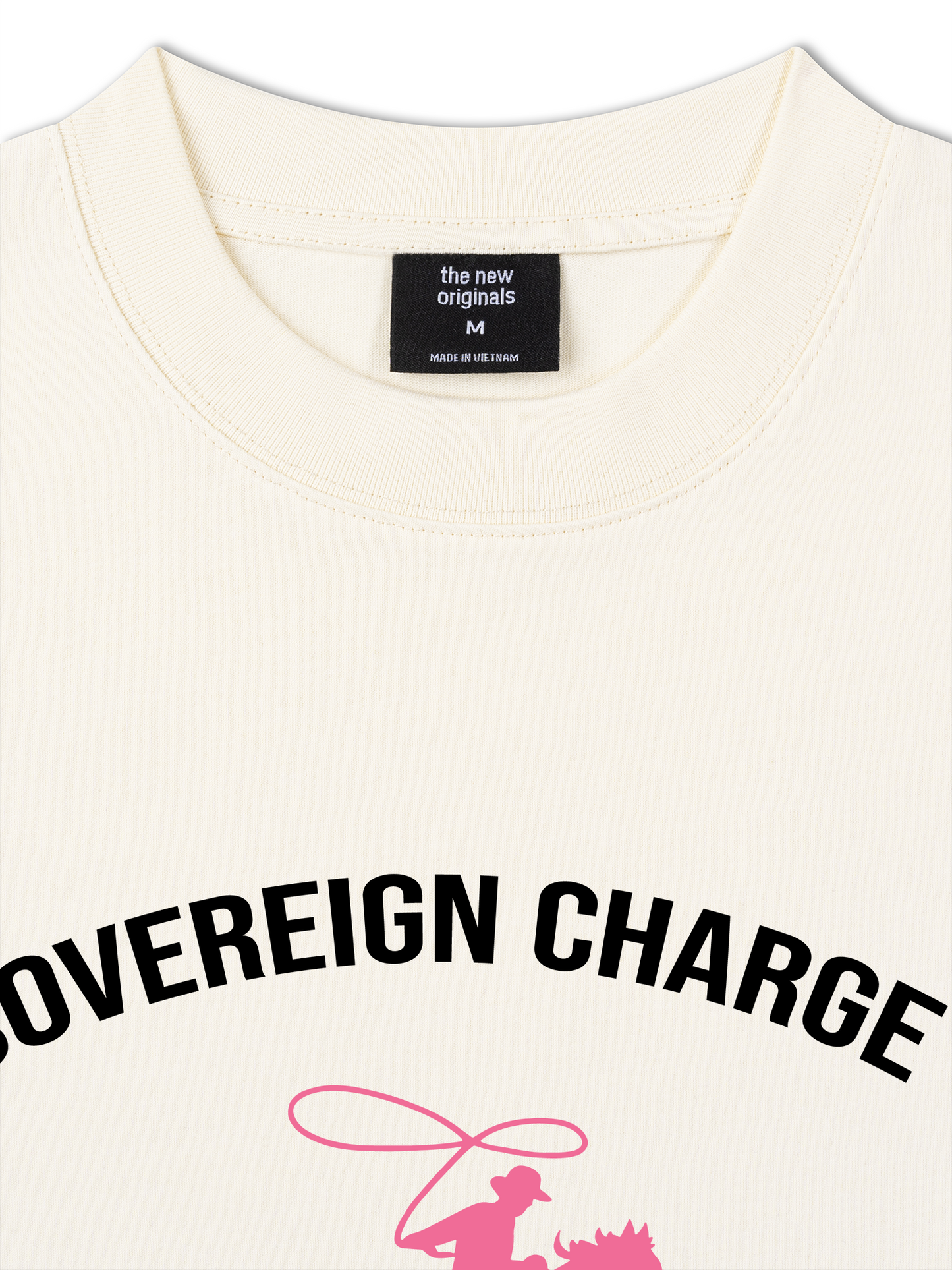 Áo Thun Relaxed Fit SOVERREIGN CHARGE PINK HORSE