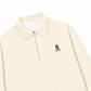 Áo Sweater Polo Nỉ Hai Da Poodle