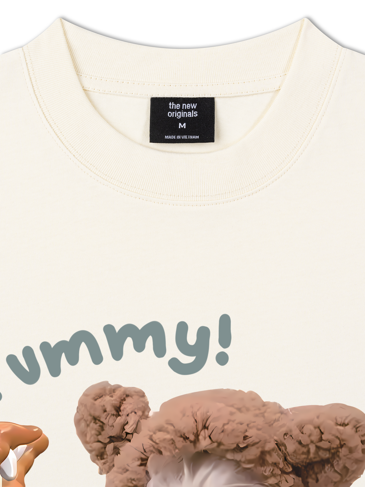 Áo Thun Relaxed Fit Cute Dog Yummy Cookie