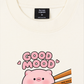 Áo Thun Relaxed Fit Good Mood Sushi Pig
