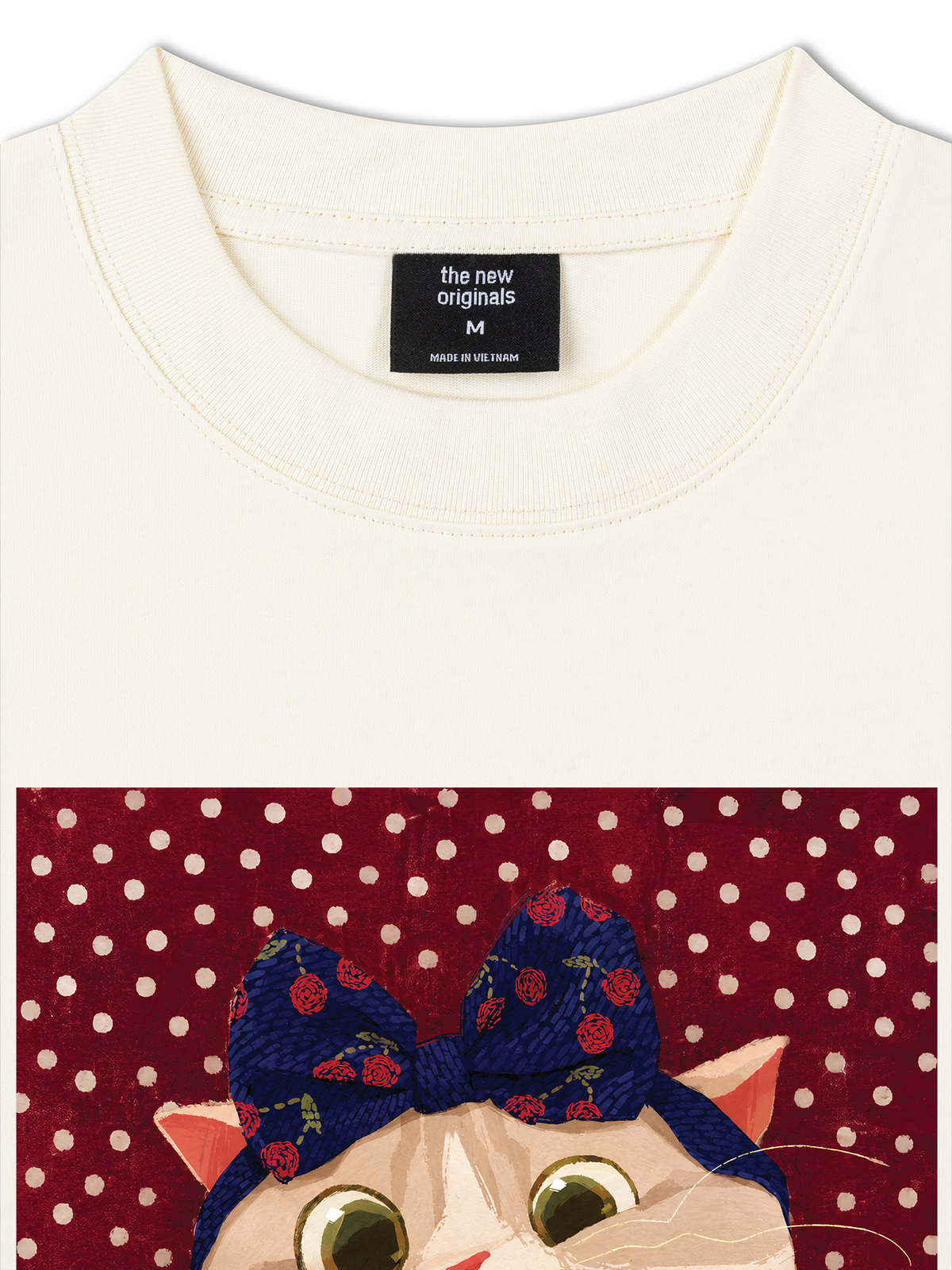 Áo Thun Relaxed Fit Red Fish Meow
