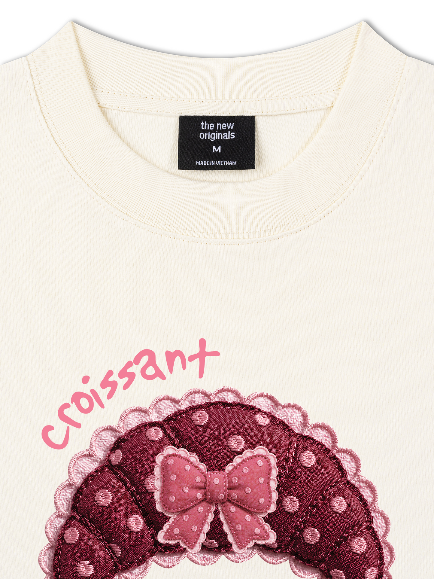 Áo Thun Relaxed Fit Croissant DIY