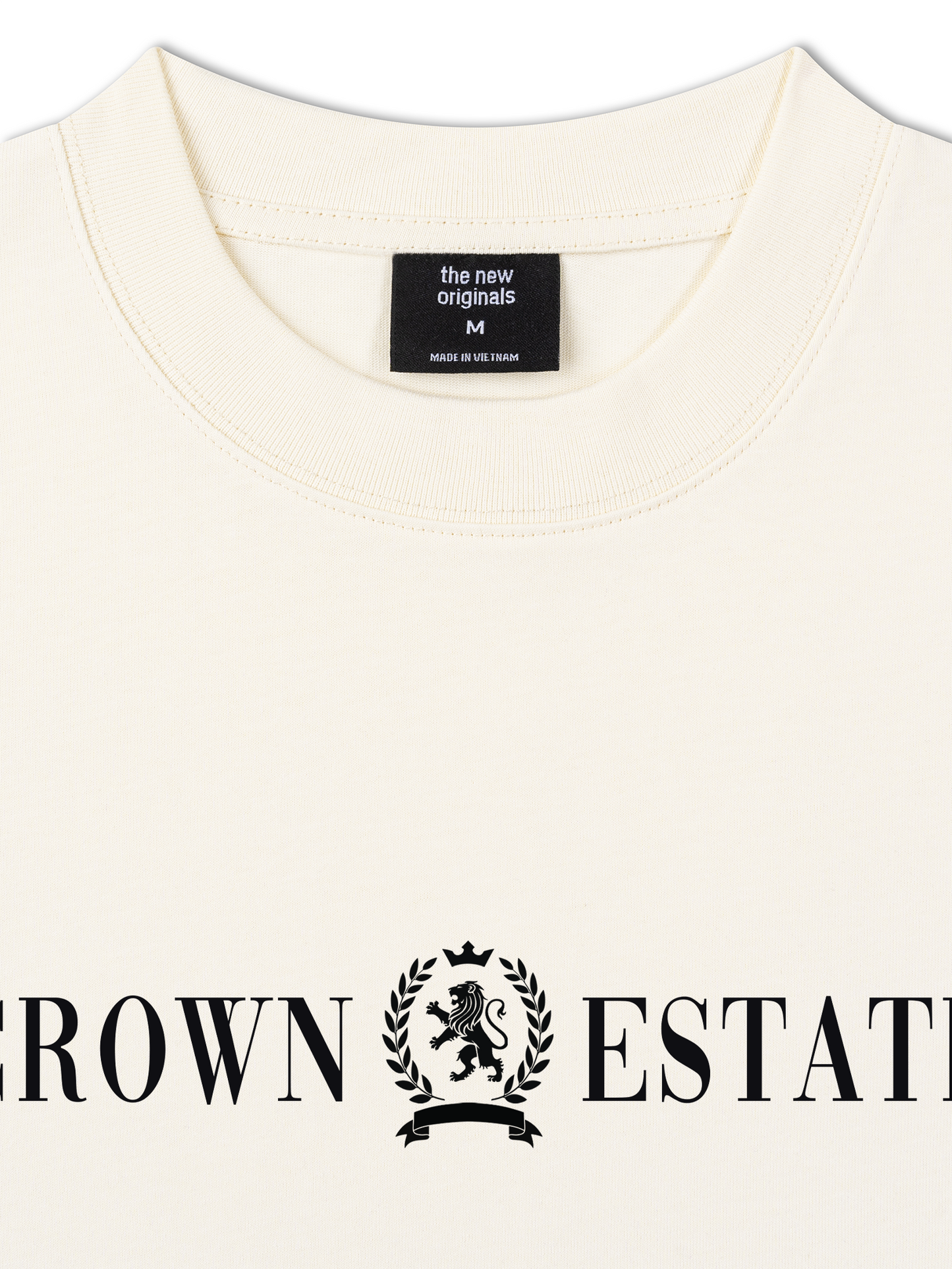 Áo Thun Relaxed Fit Old Money Crown Estate