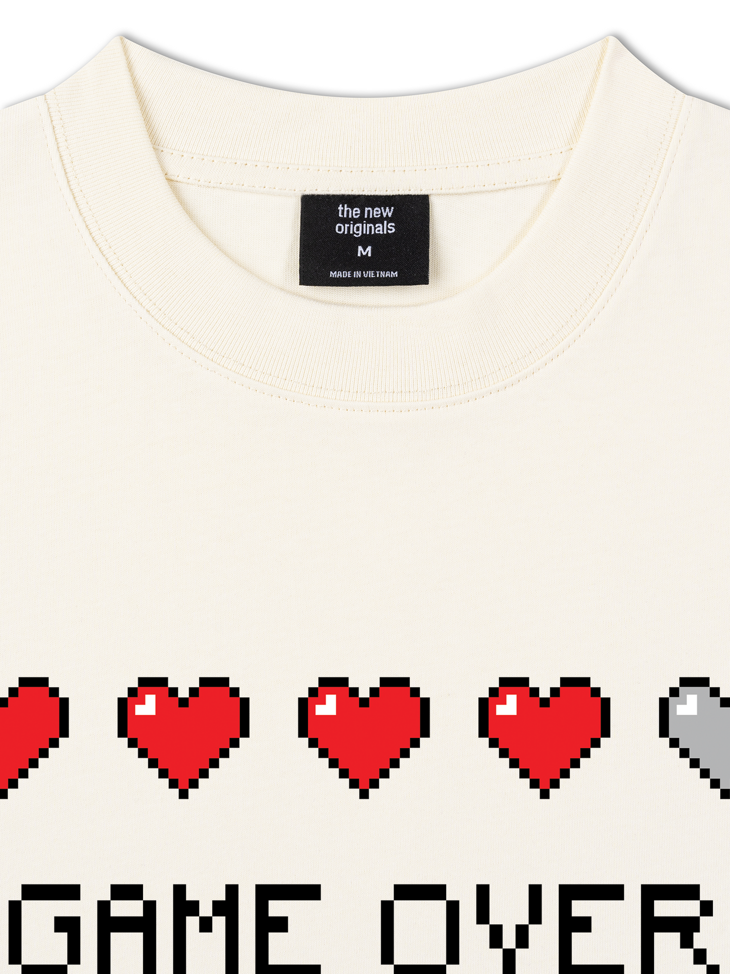 Áo Thun Relaxed Fit Pixel Universe Game Over