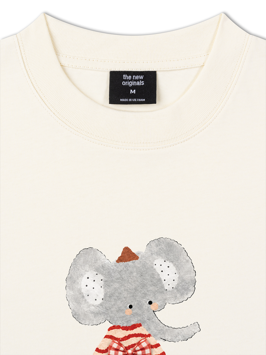 Áo Thun Relaxed Fit The Little Bow Elephant