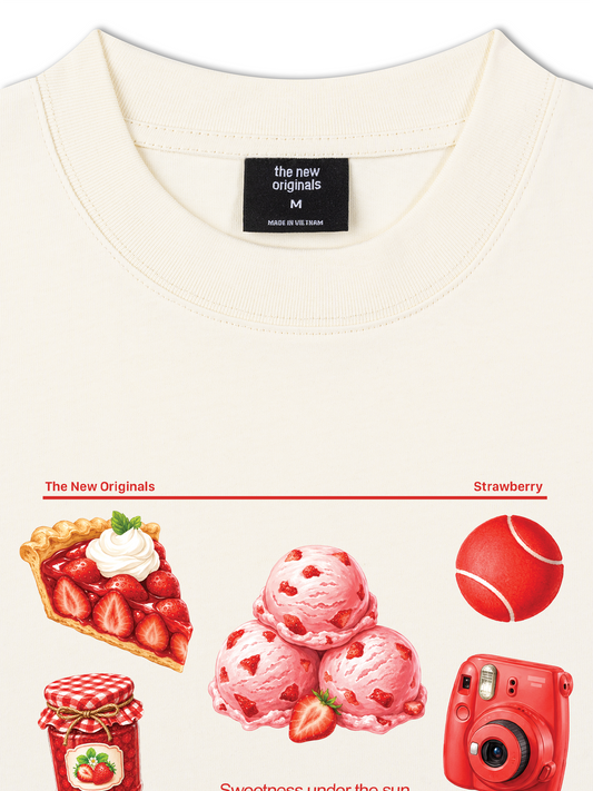 Áo Thun Relaxed Fit Strawberry Pack