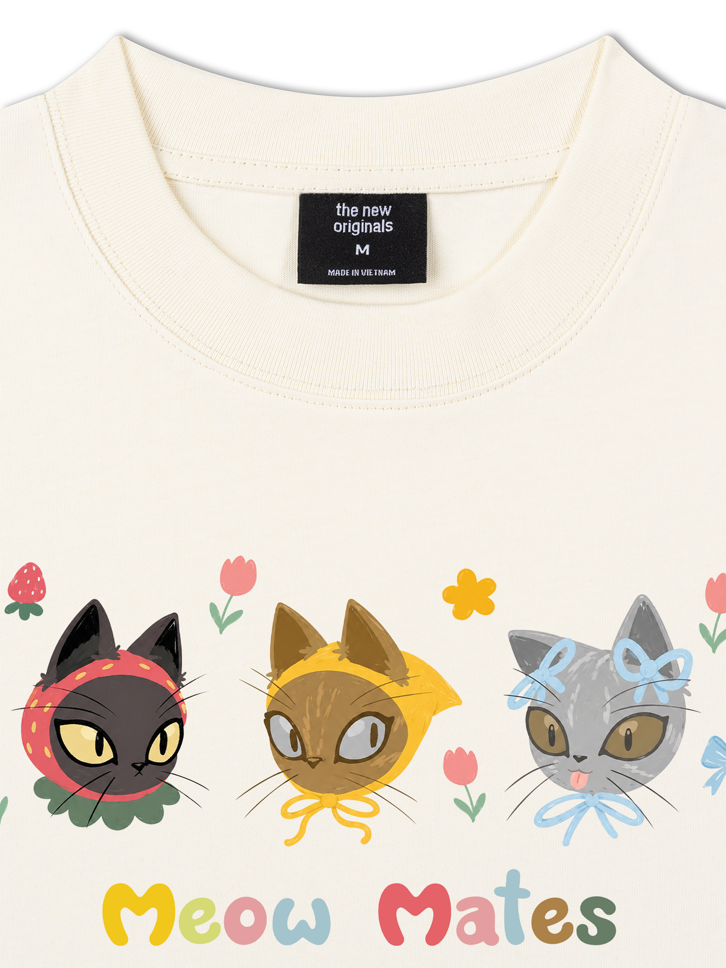 Áo Thun Relaxed Fit Meow Mates