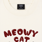 Áo Thun Relaxed Fit Meowy Cat Red Xmas Plaid