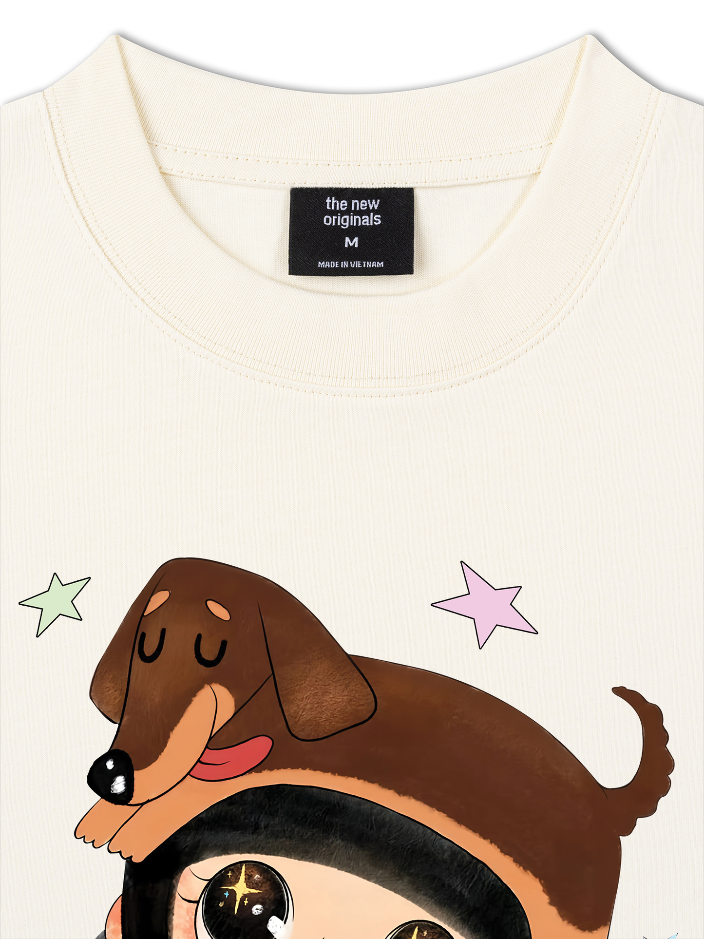 Áo Thun Relaxed Fit  Cute Girl With Dachshund