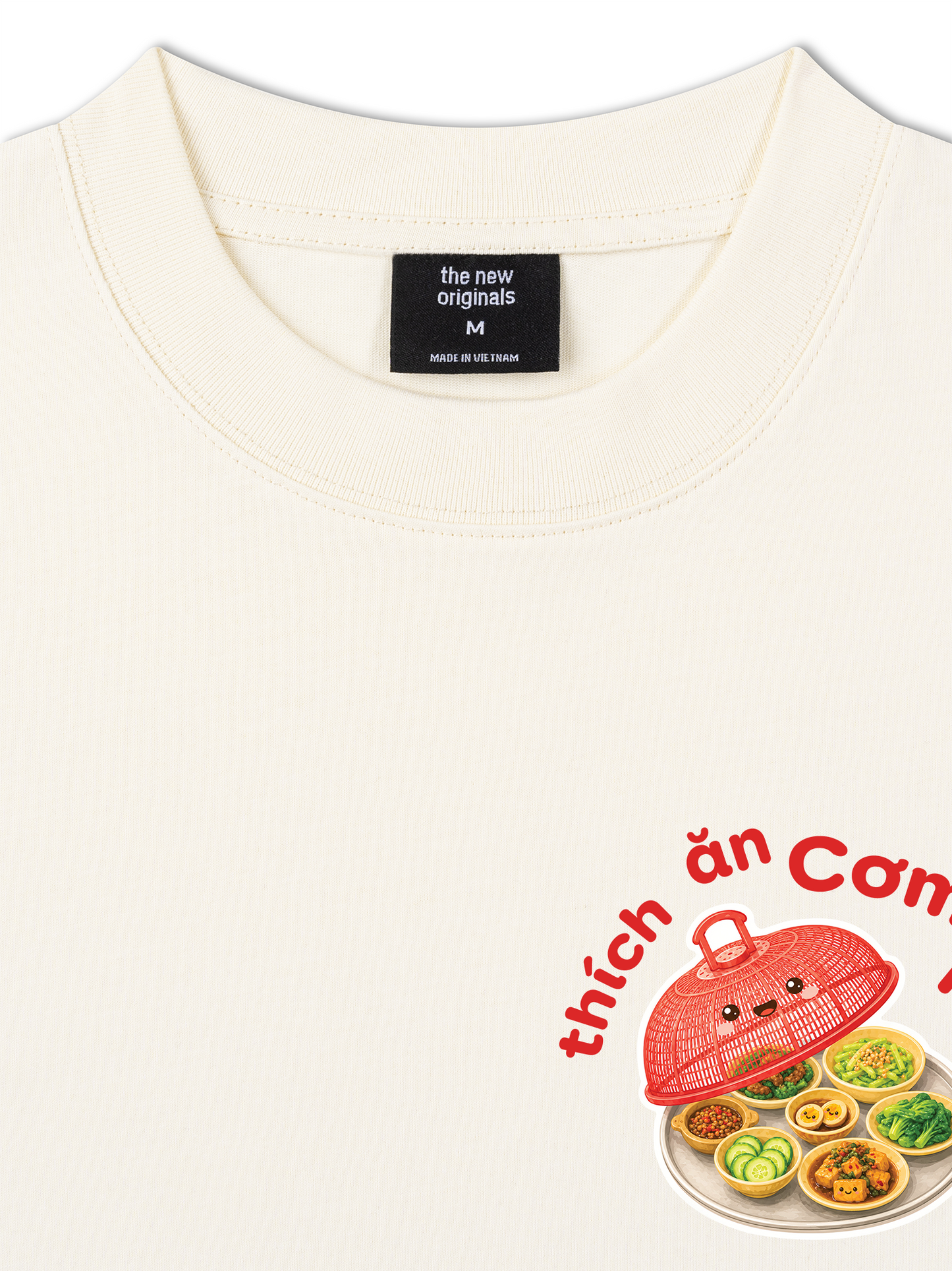 Áo Thun Relaxed Fit Thích Ăn Cơm Nhà
