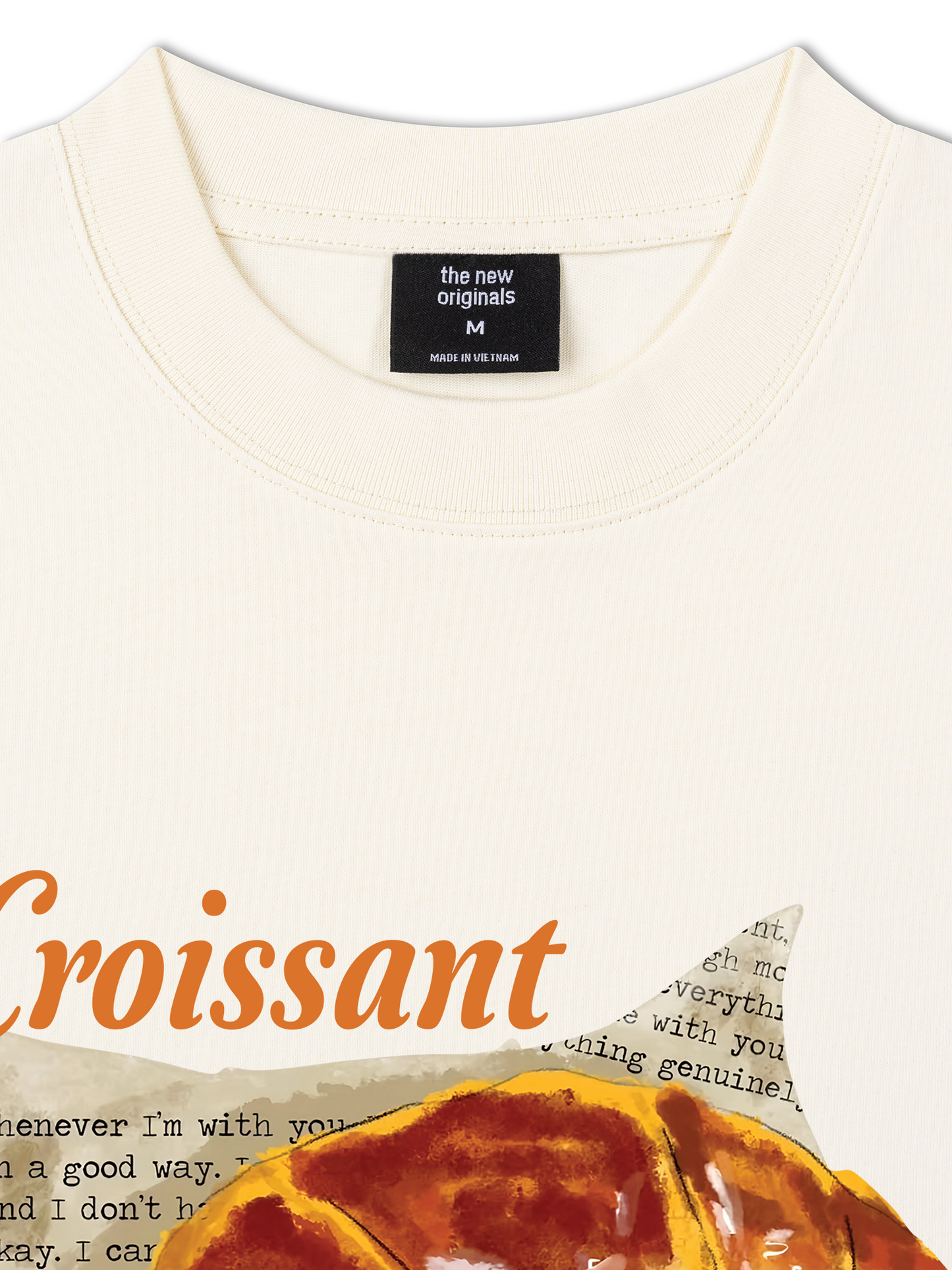Áo Thun Relaxed Fit Croissant