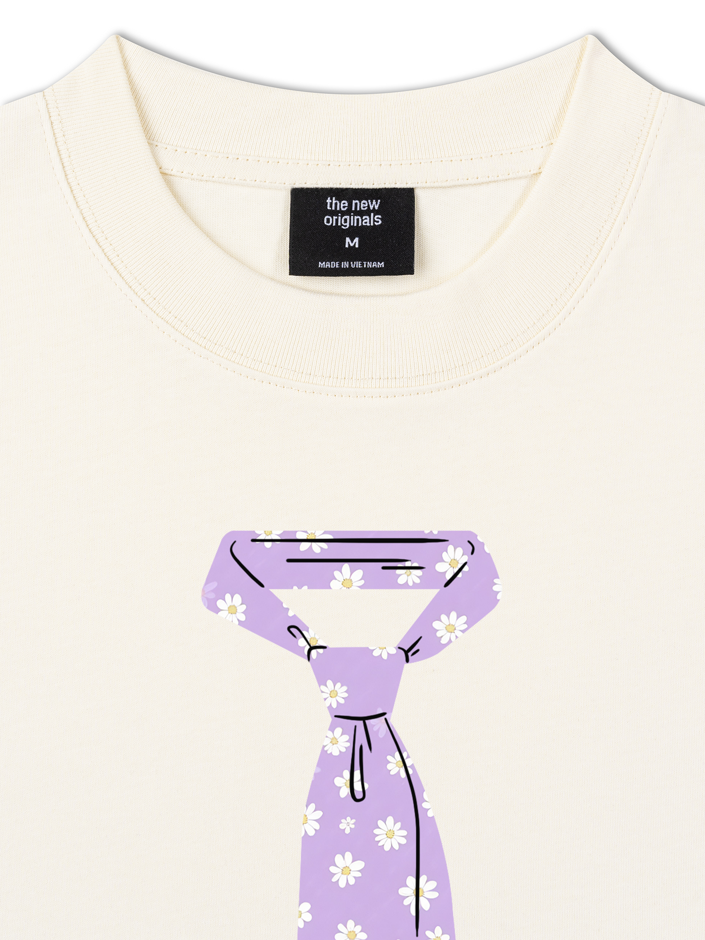 Áo Thun Relaxed Fit Daily Cuties Purple Tie