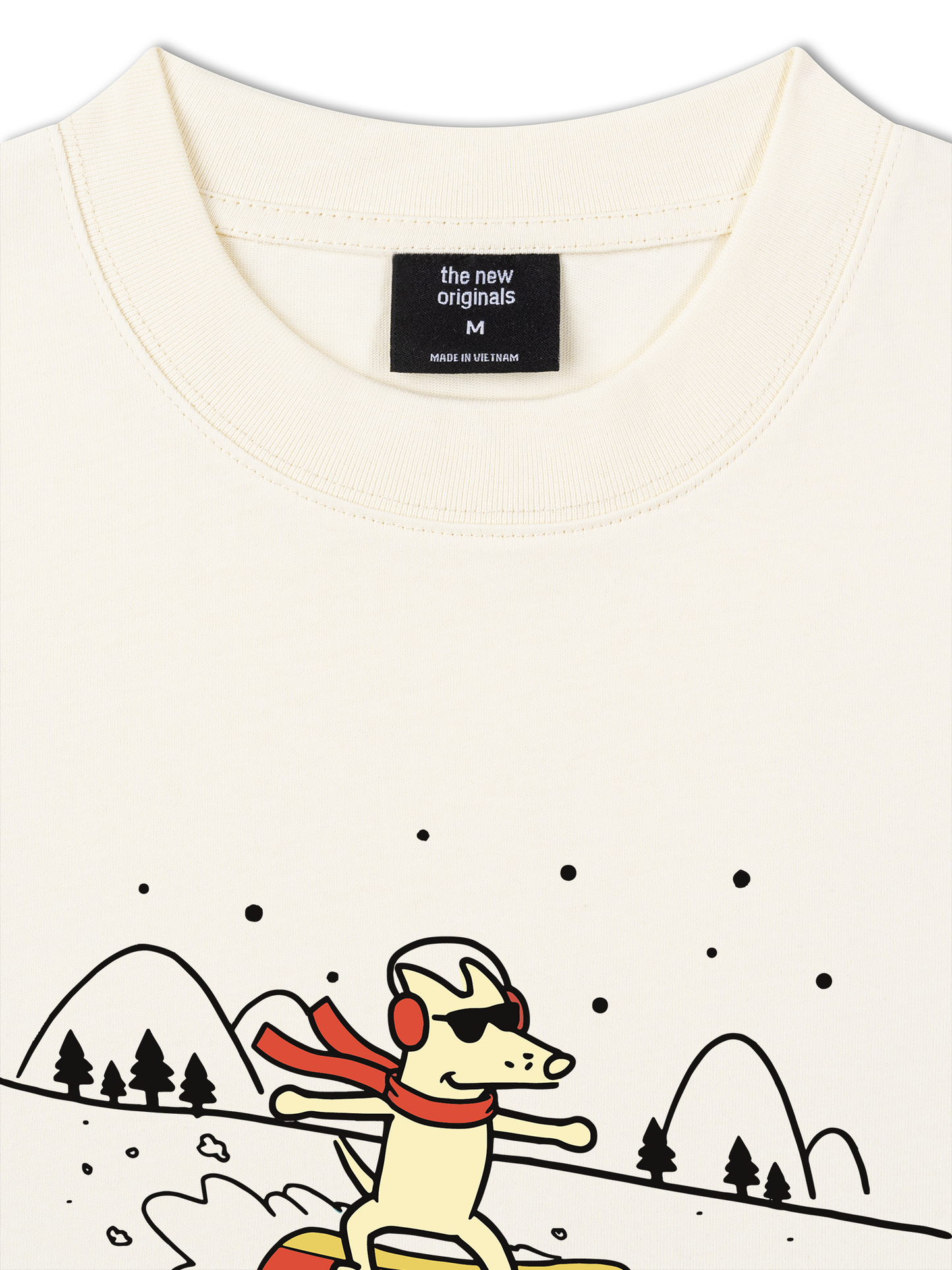 Áo Thun Relaxed Fit Go Outside Powder Pup