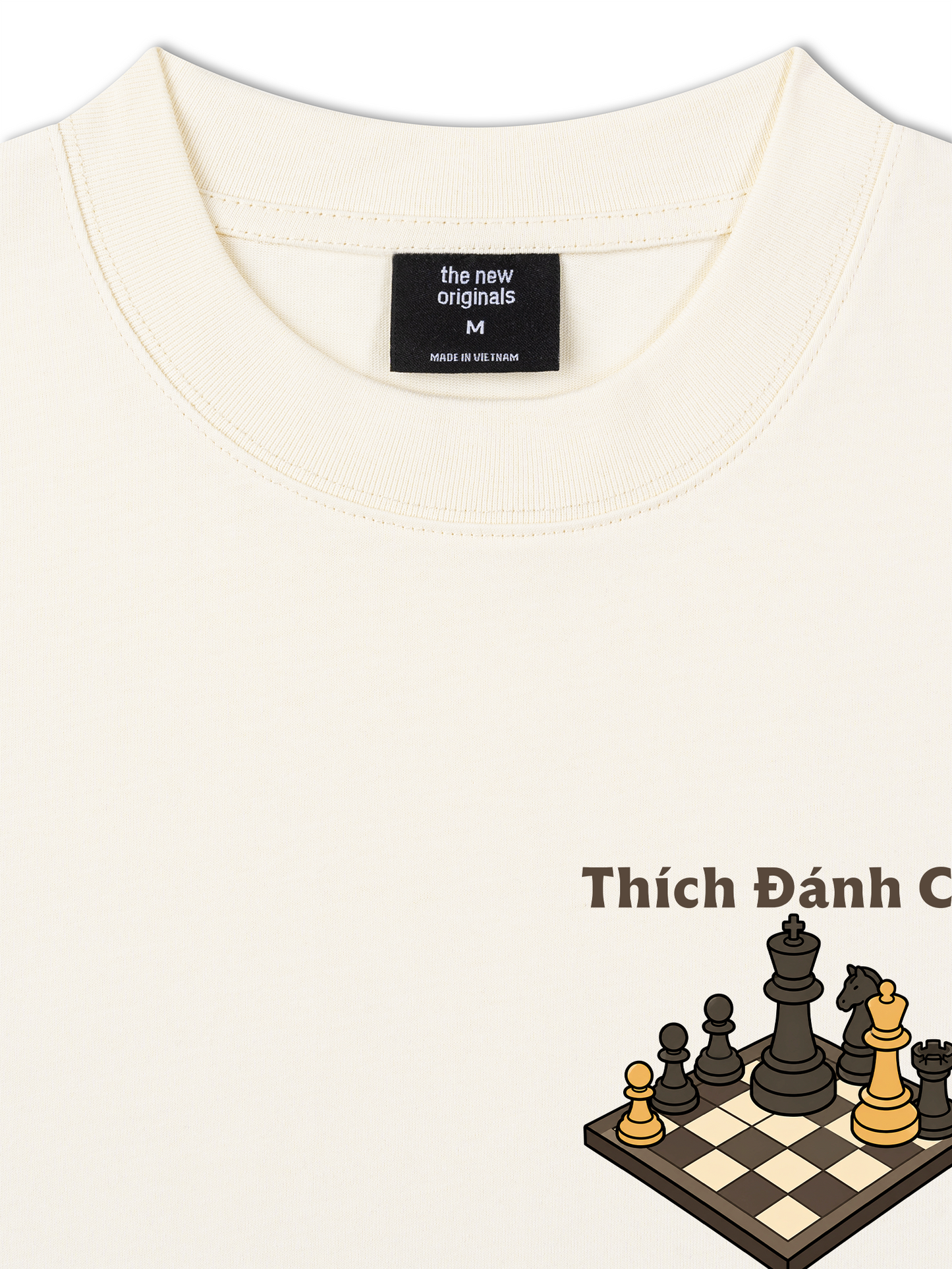 Áo Thun Relaxed Fit Thích Đánh Cờ
